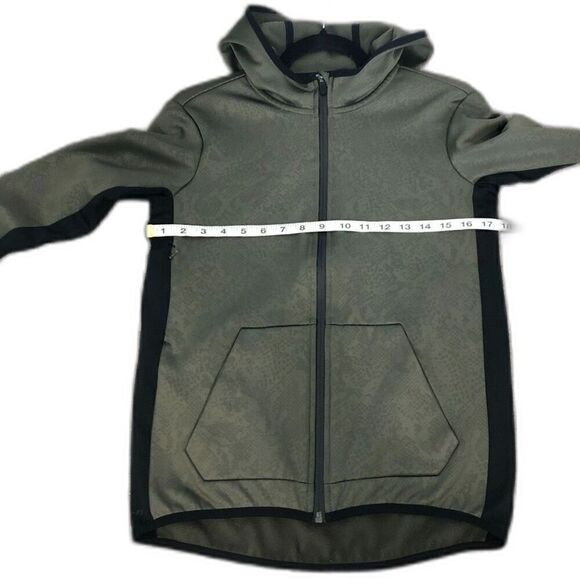 NIKE Sweatshirt Women's Size Small Green Black Vixen Therma-Fit Snake Print - Picture 4 of 13